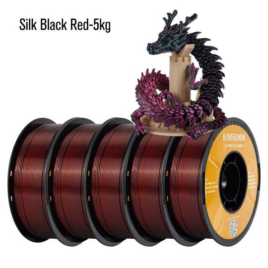 Silk Dual-Color PLA Filament 3D Printer 1.75Mm 11/22 Lbs Silk PLA Filament Plastic Materials 3D Printing Special Color