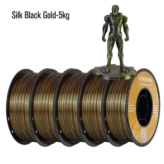 Silk Dual-Color PLA Filament 3D Printer 1.75Mm 11/22 Lbs Silk PLA Filament Plastic Materials 3D Printing Special Color