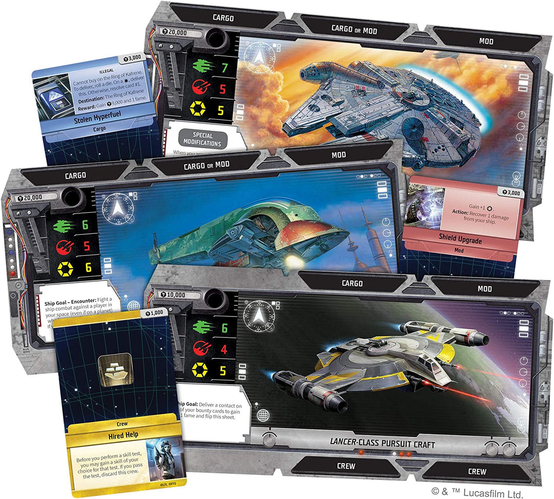 Asmodee Star Wars Outer Rim Board Game - Strategy Game, Fun Family Adventure for Teens &amp; Adults, Ages 14+, 1-4 Players, 3-4 Hour Playtime