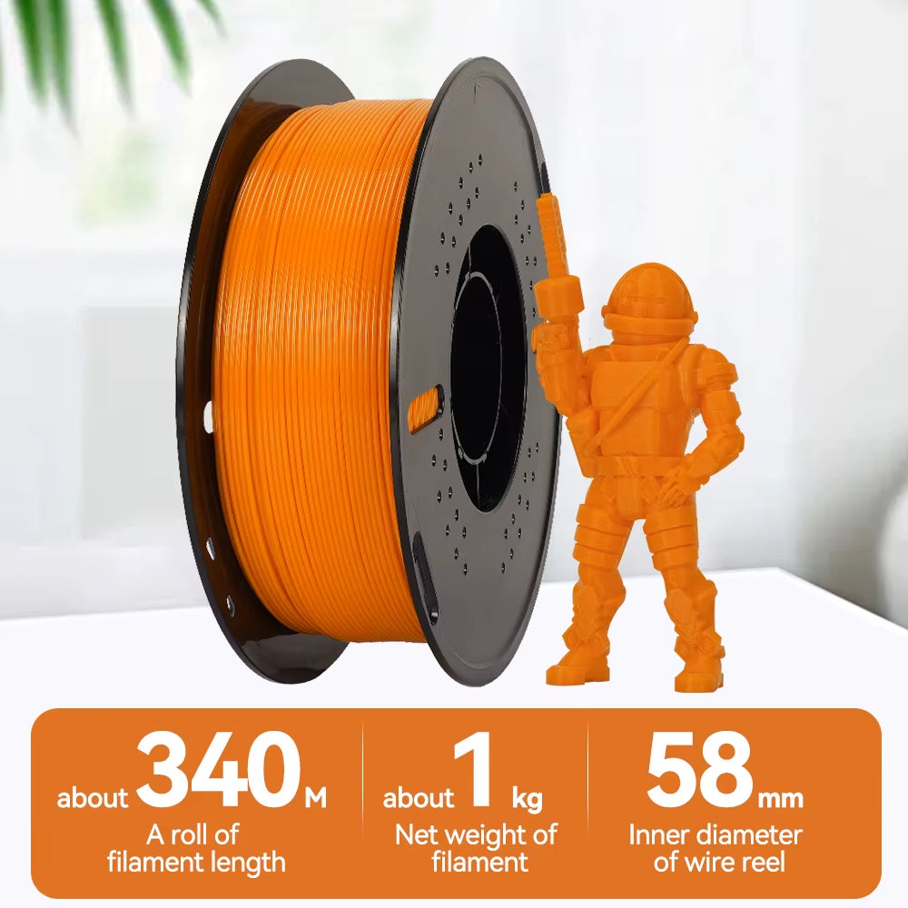 Newest HS-PETG 3D Printer Filament 1.75Mm High Speed 3D Printinng Material Hyper PETG 5KG 10KG Mix Color
