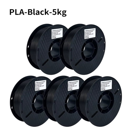 PLA Filament PLA Tricolor Silk 1.75Mm 3KG 4KG 5KG Multicolor Eco-Friendly 3D Printer Filament Fit Most FDM 3D Printers