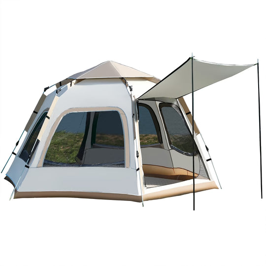 4-6 Person Tents for Camping,Portable Waterproof Large Glamping Tents for Outdoor Family