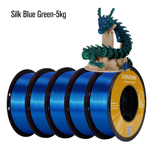 Silk Dual-Color PLA Filament 3D Printer 1.75Mm 11/22 Lbs Silk PLA Filament Plastic Materials 3D Printing Special Color