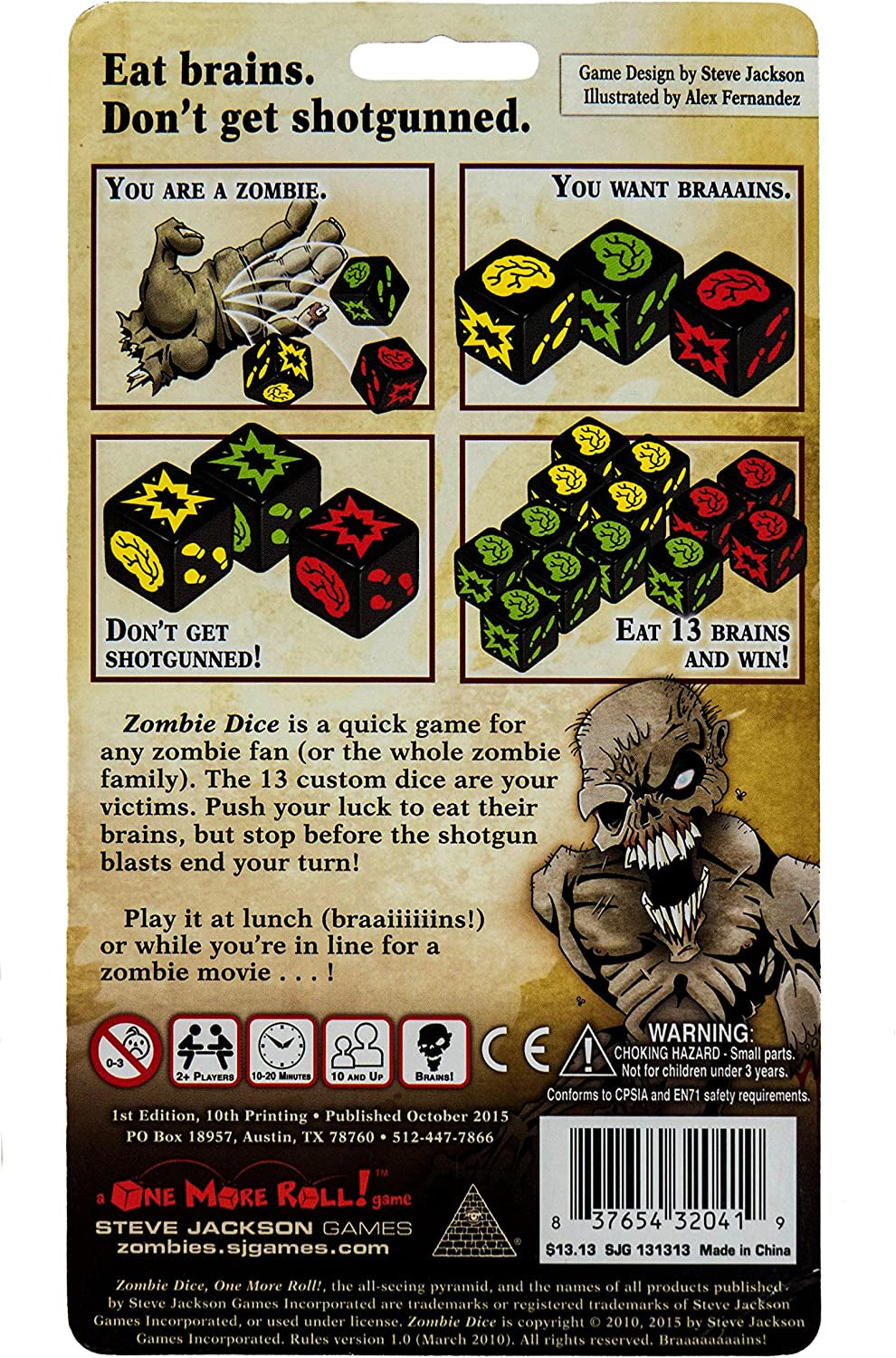 Steve Jackson Games Zombie Dice