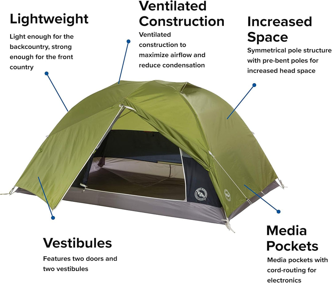 Big Agnes Blacktail &amp; Blacktail Backpacking and Camping Tent