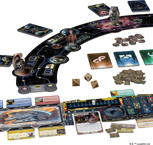 Asmodee Star Wars Outer Rim Board Game - Strategy Game, Fun Family Adventure for Teens &amp; Adults, Ages 14+, 1-4 Players, 3-4 Hour Playtime