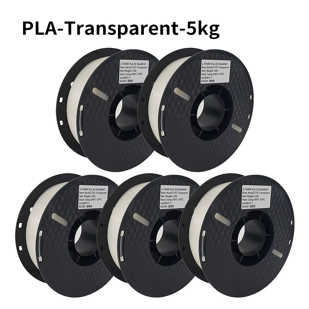 PLA Filament PLA Tricolor Silk 1.75Mm 3KG 4KG 5KG Multicolor Eco-Friendly 3D Printer Filament Fit Most FDM 3D Printers