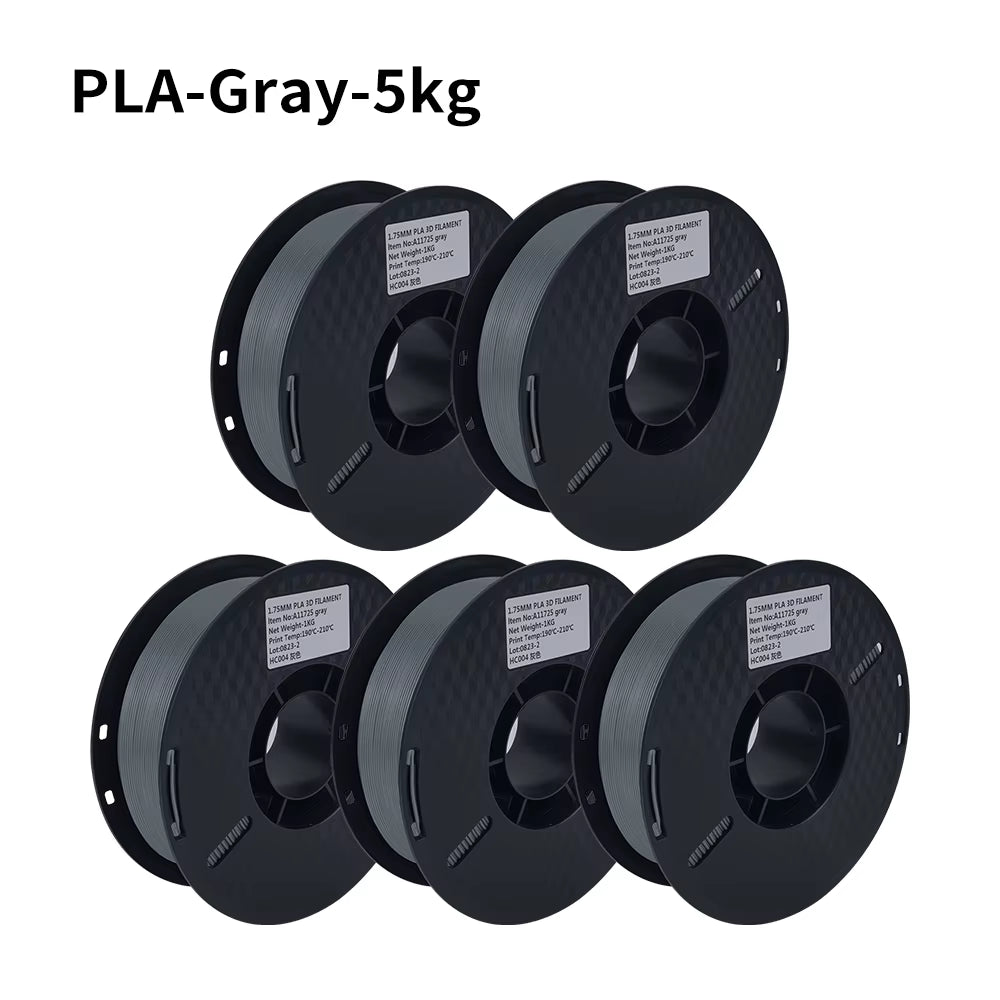 PLA Filament PLA Tricolor Silk 1.75Mm 3KG 4KG 5KG Multicolor Eco-Friendly 3D Printer Filament Fit Most FDM 3D Printers