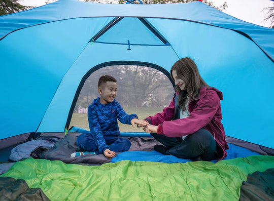 KAZOO 2／4 Person Camping Tent Outdoor Waterproof Family Large Tents 2/4 People Easy Setup Tent with Porch Double Layer | Outdoor, Waterproof, Family, Large, Tents, Easy Setup, with Porch, Double Layer