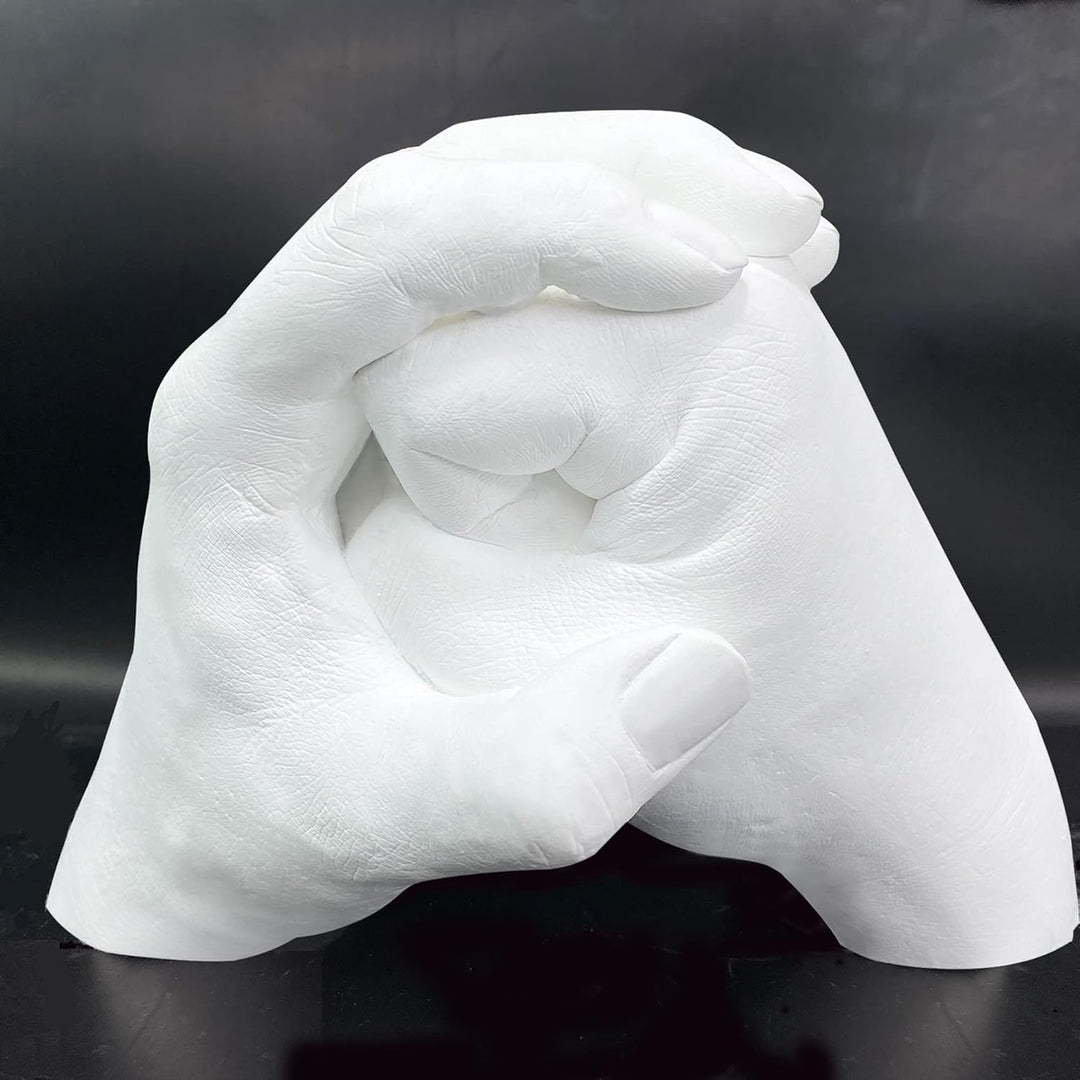 Hand Casting Kit Couples &amp; Keepsake Hand Mold Kit Couples for Holiday Activities, Molding Kits for Adults, Child, Wedding, Friends, Plaster Hand Mold Casting Kit by Godora
