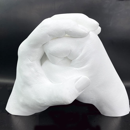 Hand Casting Kit Couples &amp; Keepsake Hand Mold Kit Couples for Holiday Activities, Molding Kits for Adults, Child, Wedding, Friends, Plaster Hand Mold Casting Kit by Godora