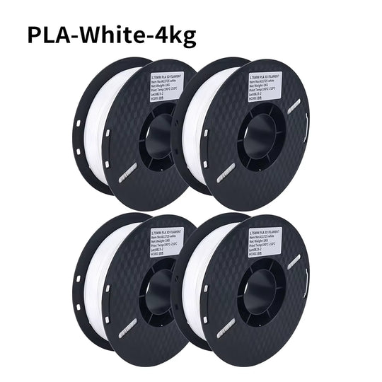 PLA Filament PLA Tricolor Silk 1.75Mm 3KG 4KG 5KG Multicolor Eco-Friendly 3D Printer Filament Fit Most FDM 3D Printers