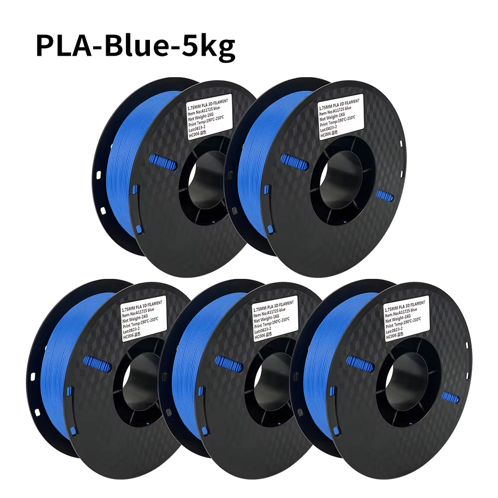 PLA Filament PLA Tricolor Silk 1.75Mm 3KG 4KG 5KG Multicolor Eco-Friendly 3D Printer Filament Fit Most FDM 3D Printers