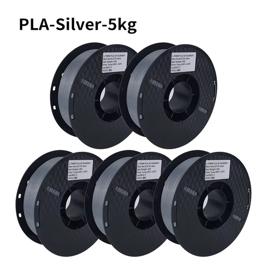 PLA Filament PLA Tricolor Silk 1.75Mm 3KG 4KG 5KG Multicolor Eco-Friendly 3D Printer Filament Fit Most FDM 3D Printers
