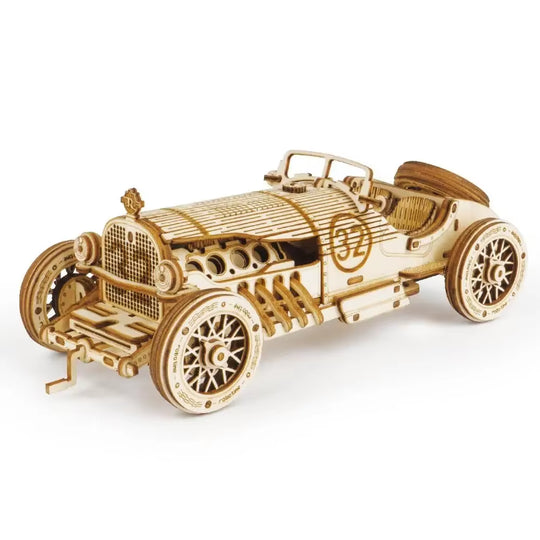 Rokr 3D Wooden Puzzle Montessori Toys Steam Train, Army Jeep, Heavy Truck Model Building Kits for Kids