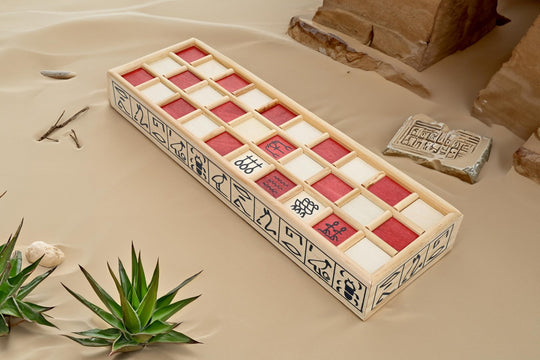 We Games Senet Egyptian Board Game – Handcrafted Solid Wood Senet Set