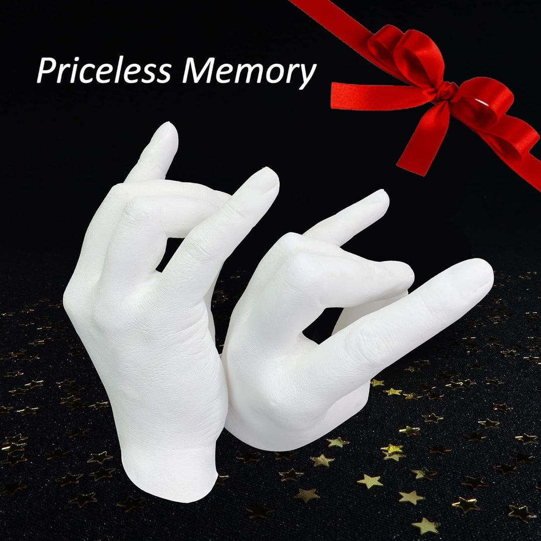 Hand Casting Kit Couples &amp; Keepsake Hand Mold Kit Couples for Holiday Activities, Molding Kits for Adults, Child, Wedding, Friends, Plaster Hand Mold Casting Kit by Godora