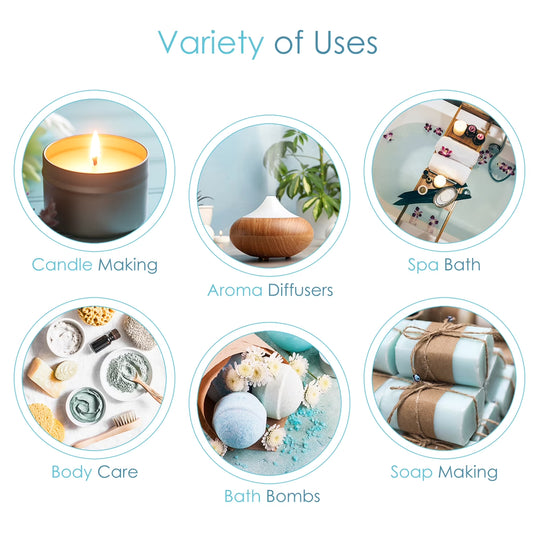 Candle Fragrance Oil for Candle Making, 6 Scents