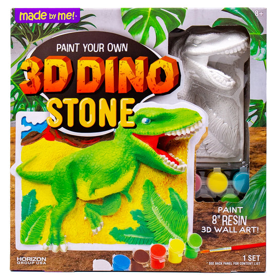 ! Paint Your Own 3D Dino Stone, 9 In. X 7 In. Wall Art