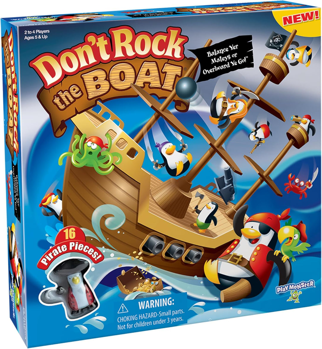 Don’T Rock the Boat Board Game-Kids Games, Family Games for Kids and Adults, Board Games for Family Night, Multi-Player Board Games, Builds Hand & Eye Coordination, Balancing Toy, Ages 5+