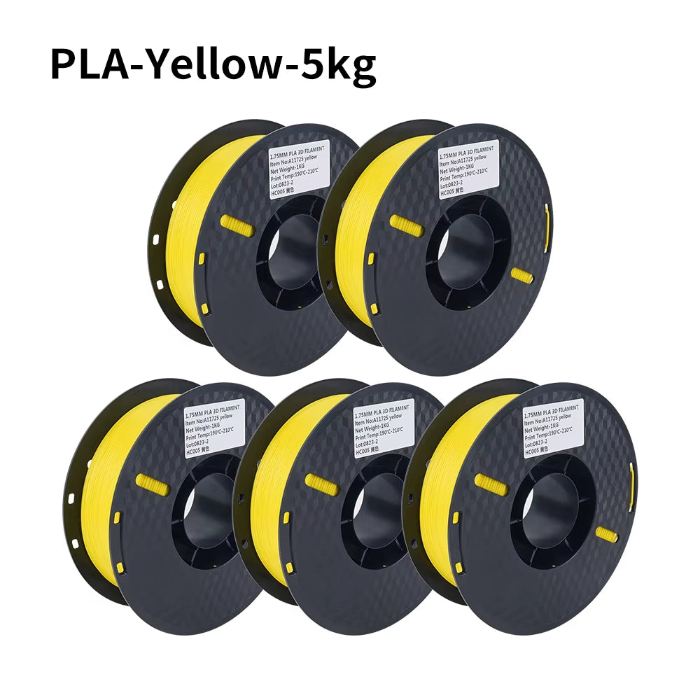PLA Filament PLA Tricolor Silk 1.75Mm 3KG 4KG 5KG Multicolor Eco-Friendly 3D Printer Filament Fit Most FDM 3D Printers