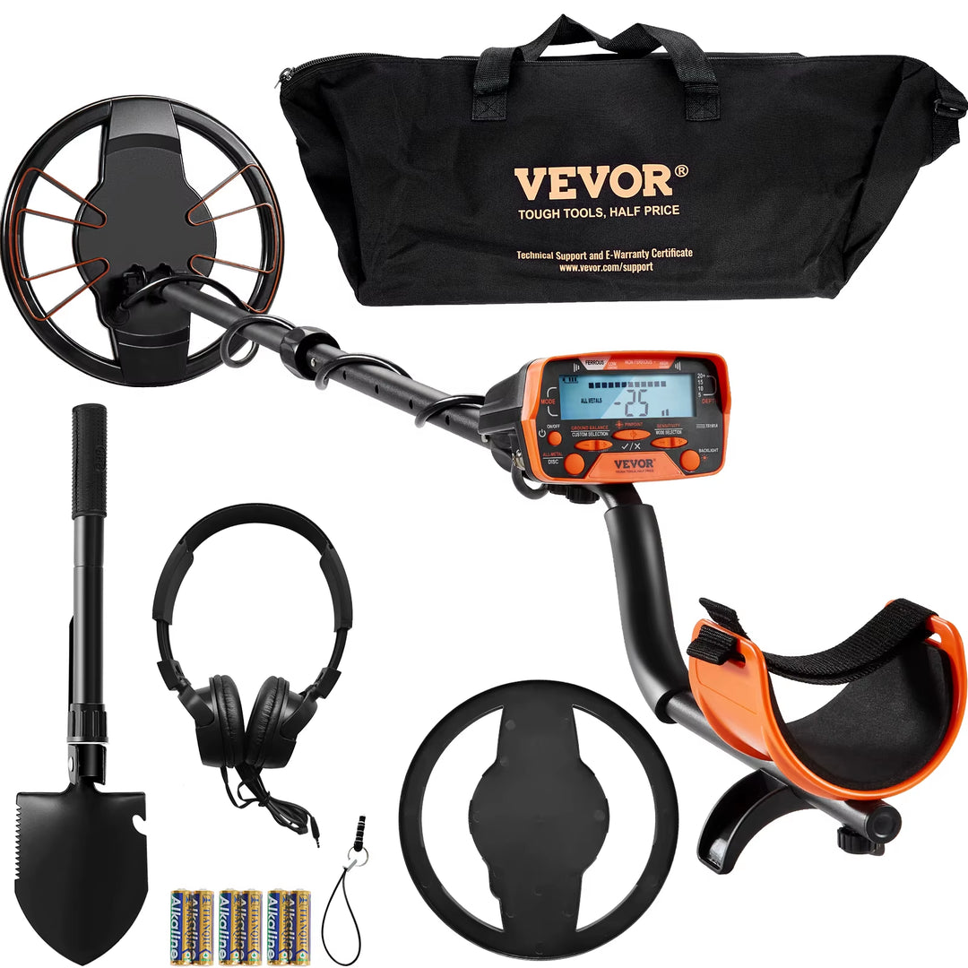 Metal Detector for Adults &amp; Kids 10Inch Waterproof Search Coil with LCD Display 7 Modes Adjustable 41&