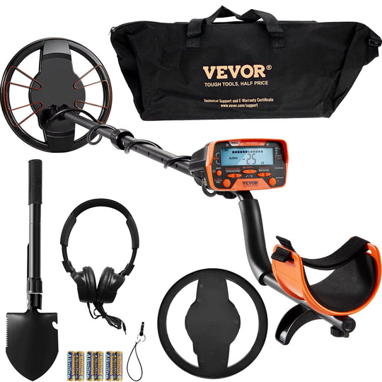 Metal Detector for Adults &amp; Kids 10Inch Waterproof Search Coil with LCD Display 7 Modes Adjustable 41&