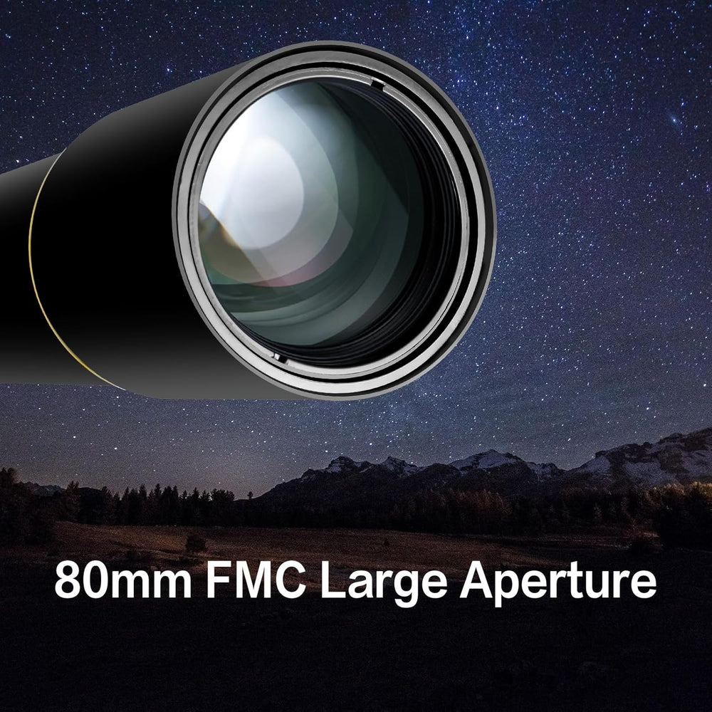 Telescopes for Adults Astronomy, 80Mm Aperture 900Mm Professional Refractor Telescope for Kids & Beginners, Compact and Portable Travel Telescopio with Carrying Bag