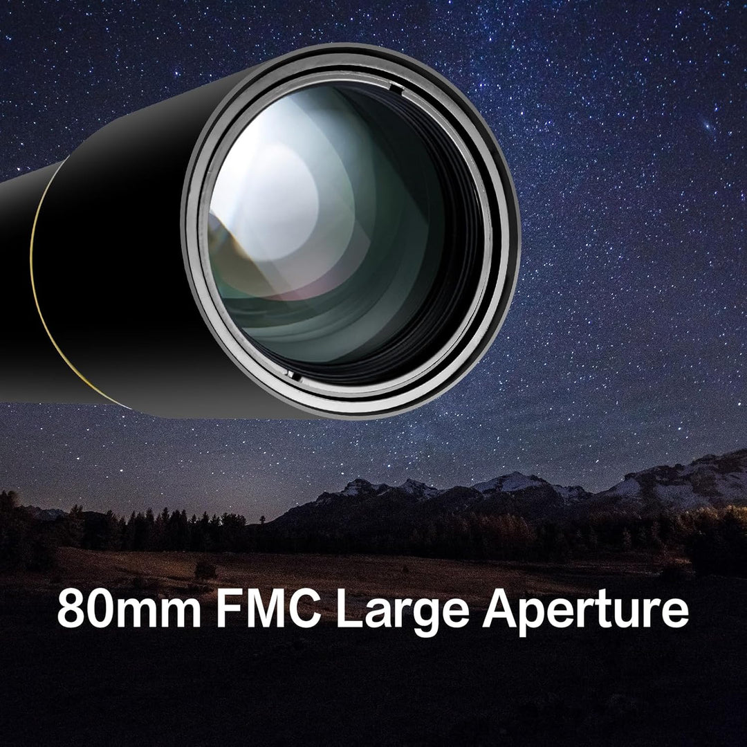 Telescopes for Adults Astronomy, 80Mm Aperture 900Mm Professional Refractor Telescope for Kids &amp; Beginners, Compact and Portable Travel Telescopio with Carrying Bag