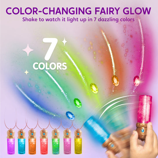 Fairy DIY Night Light Lantern Craft Kit, Christmas Birthday Gift for Girl Ages 6 Up