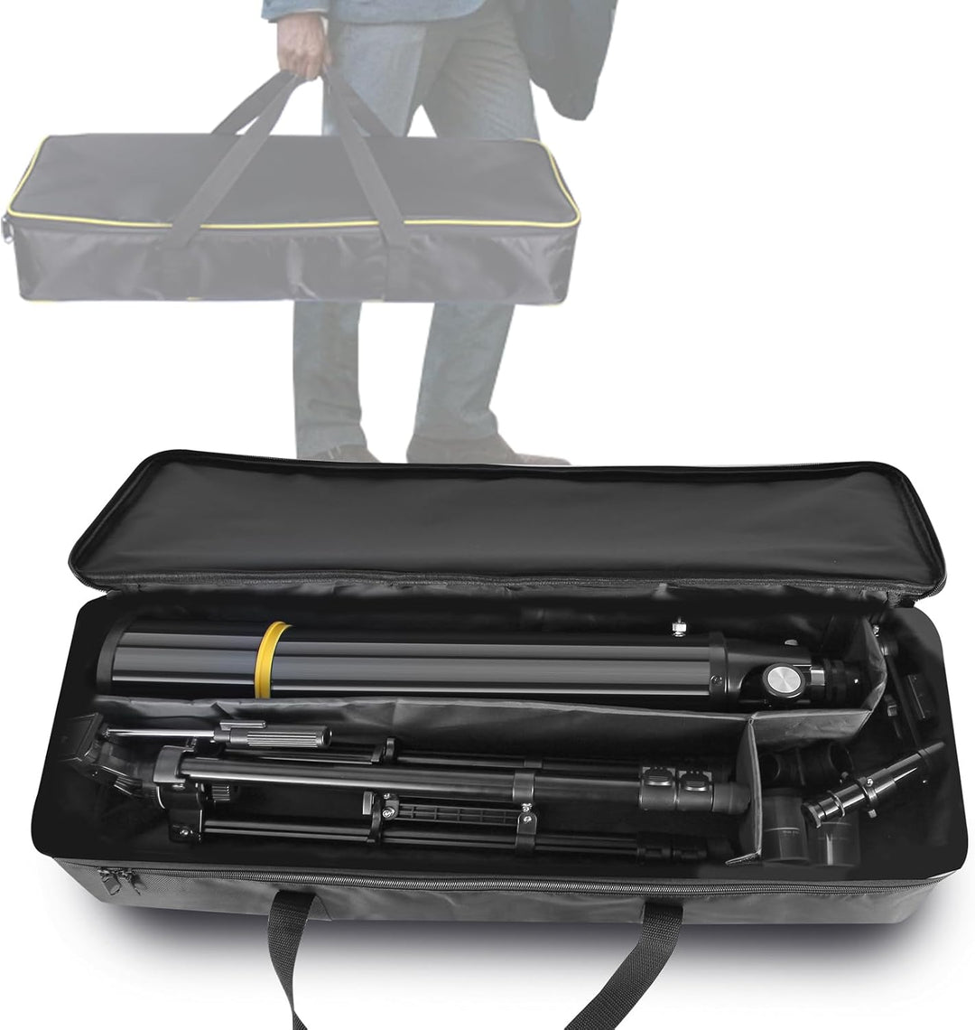 Telescopes for Adults Astronomy, 80Mm Aperture 900Mm Professional Refractor Telescope for Kids &amp; Beginners, Compact and Portable Travel Telescopio with Carrying Bag