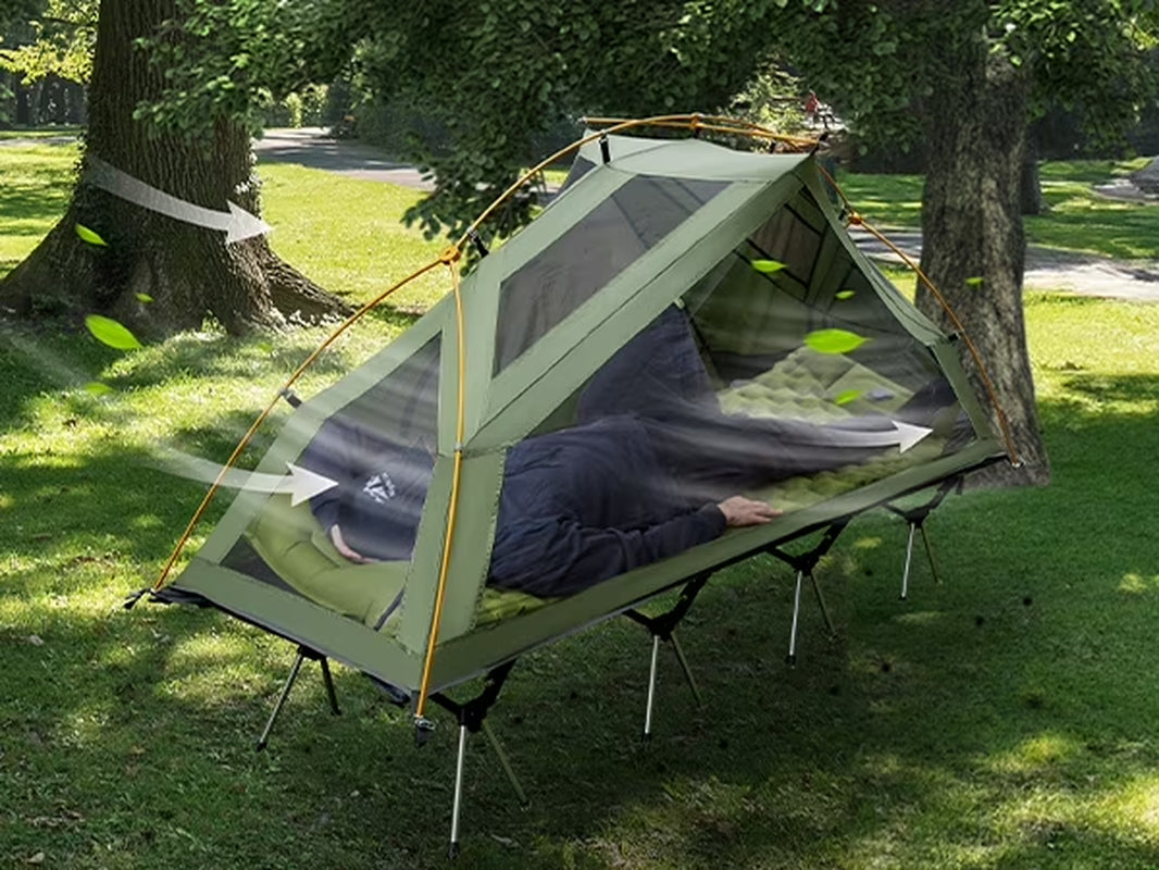 Camping Cot Tent Waterproof 1 Person Off-Road Combo