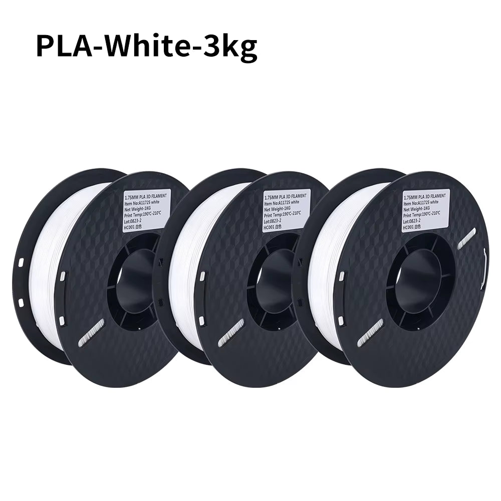 PLA Filament PLA Tricolor Silk 1.75Mm 3KG 4KG 5KG Multicolor Eco-Friendly 3D Printer Filament Fit Most FDM 3D Printers