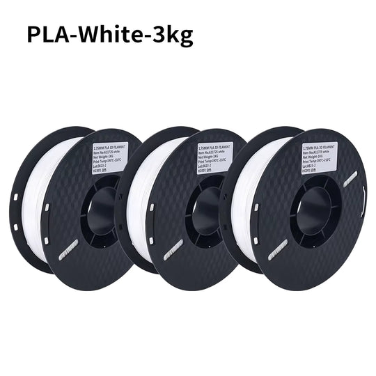 PLA Filament PLA Tricolor Silk 1.75Mm 3KG 4KG 5KG Multicolor Eco-Friendly 3D Printer Filament Fit Most FDM 3D Printers