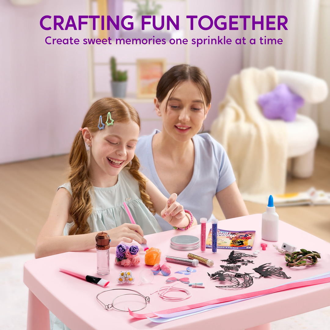 Fairy DIY Night Light Lantern Craft Kit, Christmas Birthday Gift for Girl Ages 6 Up