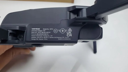 WF31 Drones with Camera for Adults 4K, GPS Foldable Quadcopter, 50 Min Flight Time, Black