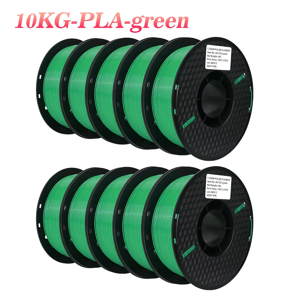 10KG/22LBS Mix Colors PLA TPU PETG Filament 1Kg 1 75Mm for 3D Printer Material for 3D Printing Filamento Pla 3D Printer Filament