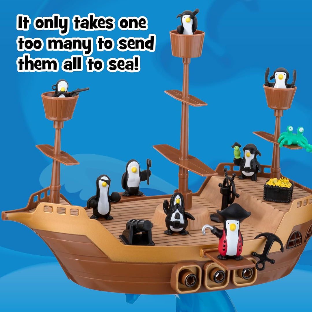 Don’T Rock the Boat Board Game-Kids Games, Family Games for Kids and Adults, Board Games for Family Night, Multi-Player Board Games, Builds Hand &amp; Eye Coordination, Balancing Toy, Ages 5+