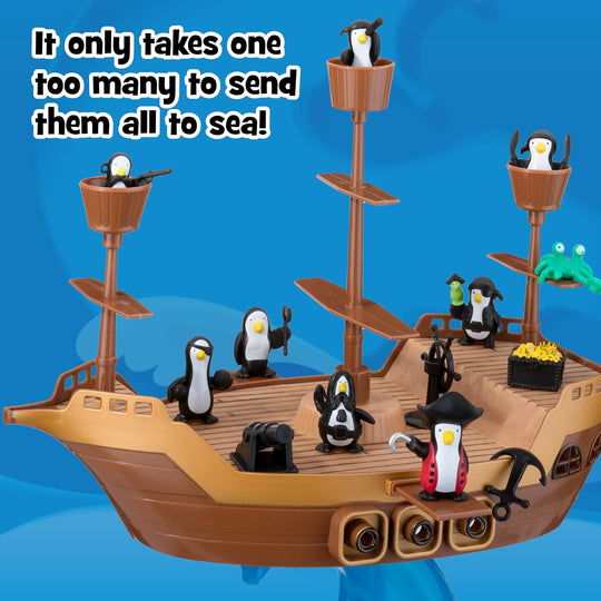 Don’T Rock the Boat Board Game-Kids Games, Family Games for Kids and Adults, Board Games for Family Night, Multi-Player Board Games, Builds Hand &amp; Eye Coordination, Balancing Toy, Ages 5+
