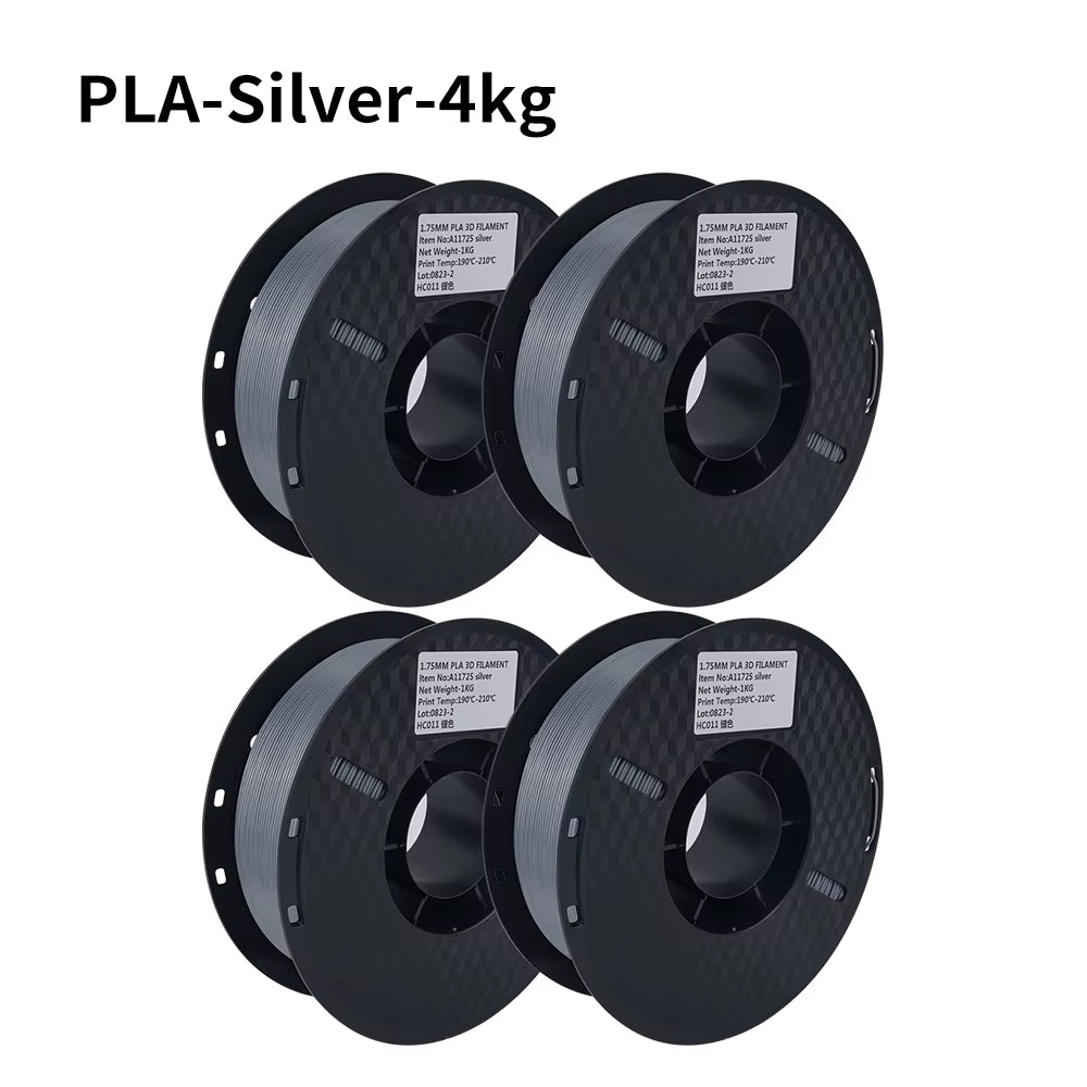 PLA Filament PLA Tricolor Silk 1.75Mm 3KG 4KG 5KG Multicolor Eco-Friendly 3D Printer Filament Fit Most FDM 3D Printers