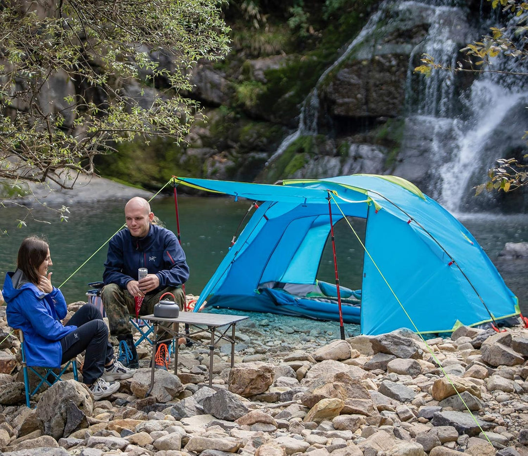 KAZOO 2／4 Person Camping Tent Outdoor Waterproof Family Large Tents 2/4 People Easy Setup Tent with Porch Double Layer | Outdoor, Waterproof, Family, Large, Tents, Easy Setup, with Porch, Double Layer