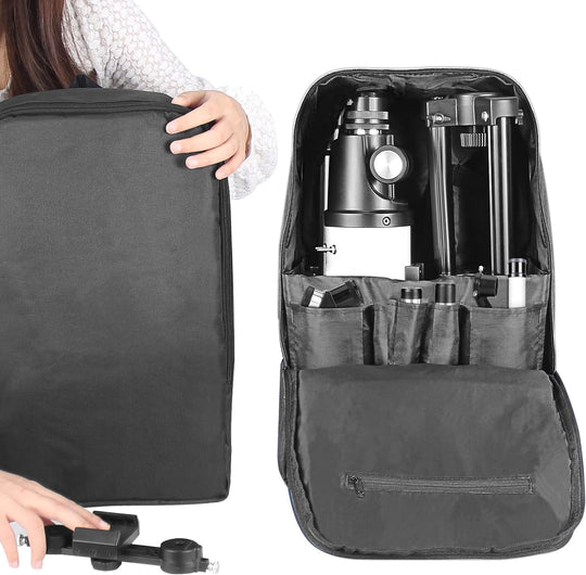 Telescopes for Adults Astronomy, 80Mm Aperture 600Mm Refractor Telescope for Kids &amp; Beginners, Compact and Portable Travel Telescopio with Backpack
