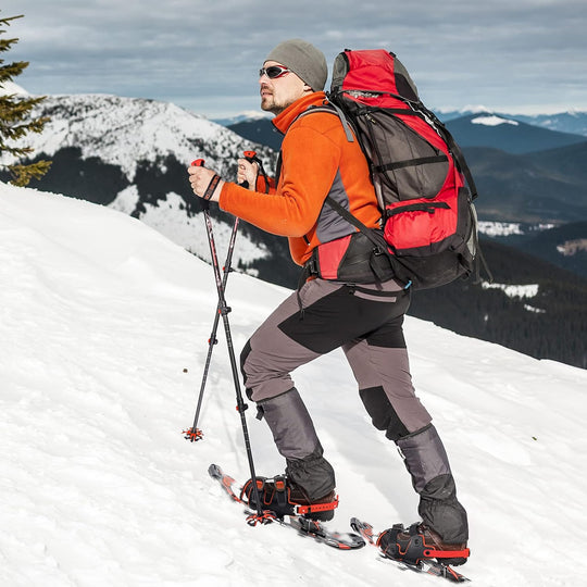 G2 GO2GETHER Aluminum Trekking Poles - Quick Adjustable Locks, Comfort Handle, Padded Strap, Snow Baskets - Walking Sticks Suitable for Hiking, Walking