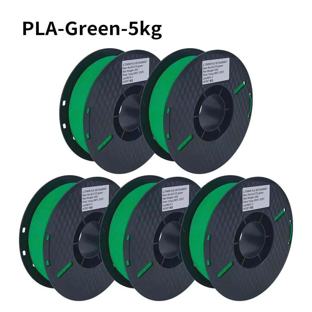 PLA Filament PLA Tricolor Silk 1.75Mm 3KG 4KG 5KG Multicolor Eco-Friendly 3D Printer Filament Fit Most FDM 3D Printers