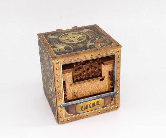 Iadventure Brain Teaser Cat Wooden 3D Puzzle Box for Ages 14+