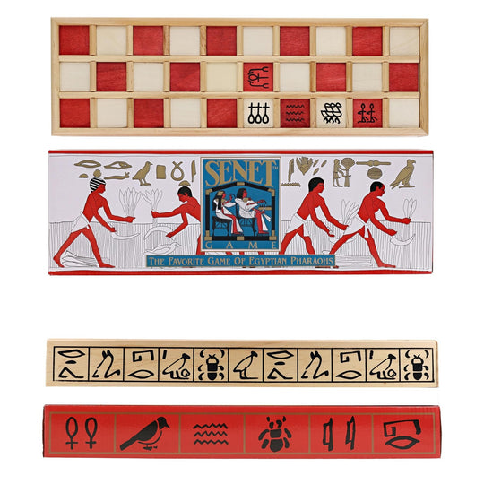 We Games Senet Egyptian Board Game – Handcrafted Solid Wood Senet Set