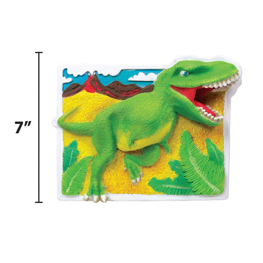 ! Paint Your Own 3D Dino Stone, 9 In. X 7 In. Wall Art
