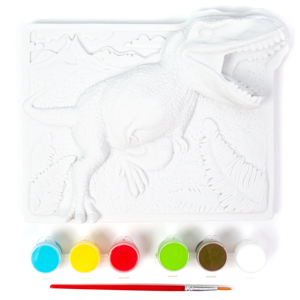 ! Paint Your Own 3D Dino Stone, 9 In. X 7 In. Wall Art