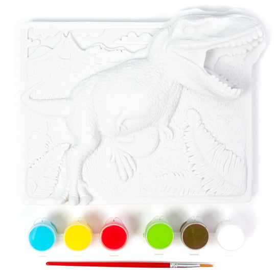 ! Paint Your Own 3D Dino Stone, 9 In. X 7 In. Wall Art
