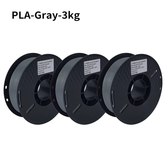 PLA Filament PLA Tricolor Silk 1.75Mm 3KG 4KG 5KG Multicolor Eco-Friendly 3D Printer Filament Fit Most FDM 3D Printers